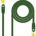 Cabo de Rede RJ45 Cat6a SF/UTP (S - FTP) Verde (0.25m) - NANOCABLE