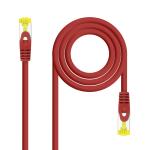Cabo de Rede RJ45 Cat6a SF/UTP (S - FTP) Vermelho (0.3m) - NANOCABLE