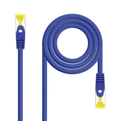 Cabo de Rede RJ45 Cat6a SF/UTP Azul (2 mts) - Nanocable