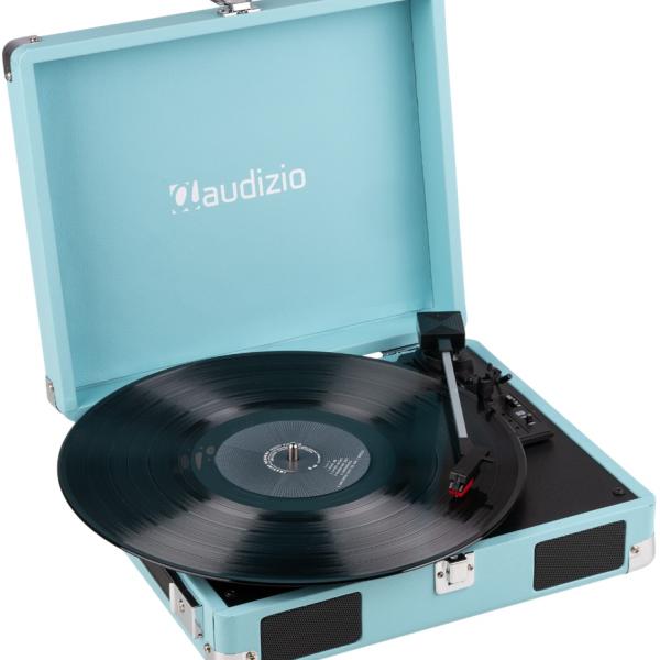 Gira Discos RP111BL 33/45/78 RPM (Azul) - AUDIZIO