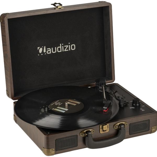 Gira Discos RP114W 33/45/78 RPM (Madeira) - AUDIZIO