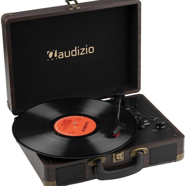 Gira - Discos Bluetooth In/Out 33/45/78 RPM Madeira Escura (RP116DW) - AUDIZIO