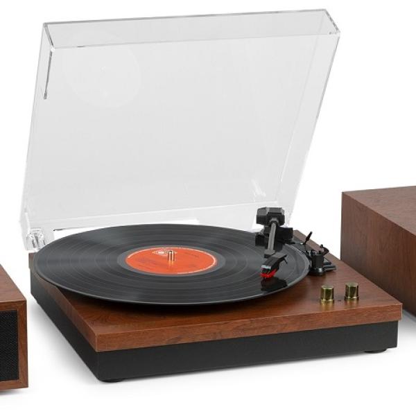 Gira Discos Bluetooth c/ Colunas (RP165C) Cereja - FENTON