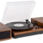 Gira Discos Madeira Bluetooth c/ Colunas (RP165) - FENTON
