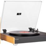 Gira Discos Vintage 33/45/78 RPM Bluetooth c/ Colunas (RP335BB) Madeira Bambu - AUDIZIO