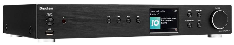 Rádio Wi - Fi Internet c/ DAB+/Bluetooh Adria (Preto) - AUDIZIO