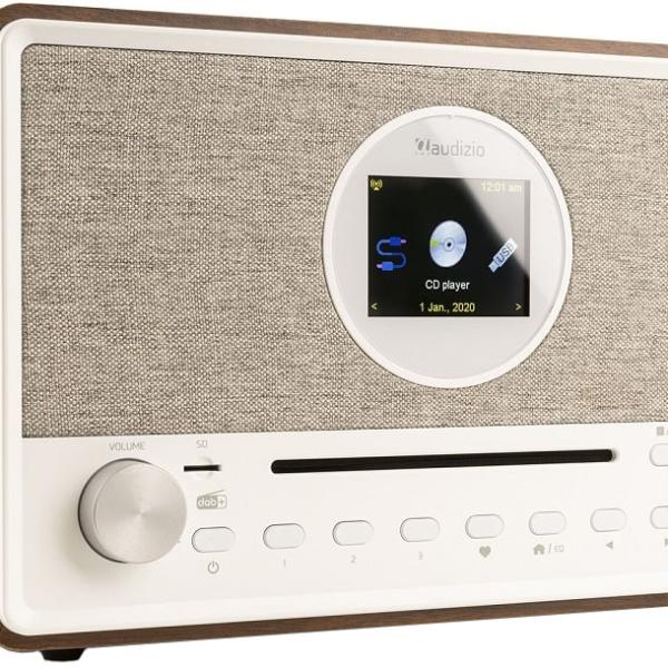 Rádio FM/DAB+ Internet c/ Leitor BT/CD/SD/USB Lucca 60W (Madeira) - AUDIZIO