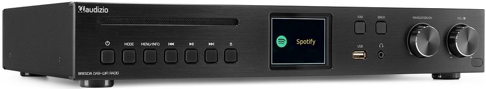 Amplificador Hi - Fi 120W c/ Leitor DAB+/FM/CD (Brescia) - AUDIZIO