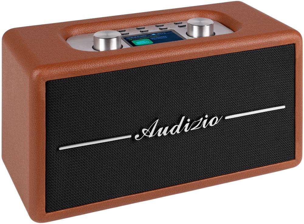 Rádio Portátil DAB+/ FM Retro Tune60 Bluetooth/USB/microSD c/ Controlo Remoto (Castanho) - AUDIZIO