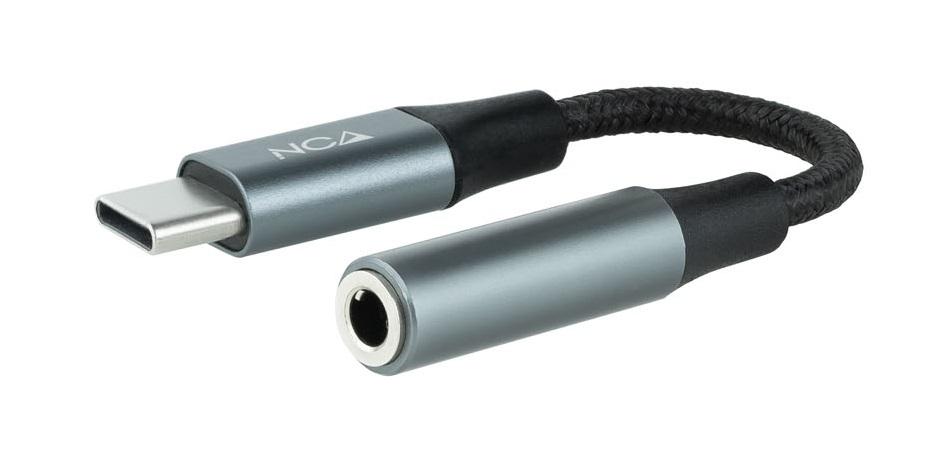 Adaptador USB C Macho - Jack 3,5mm Fêmea (0.11m) - NANOCABLE
