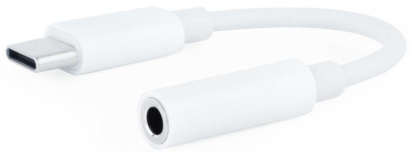 Cabo Adaptador USB C Macho - Jack 3,5mm Fêmea (Branco) - NANOCABLE