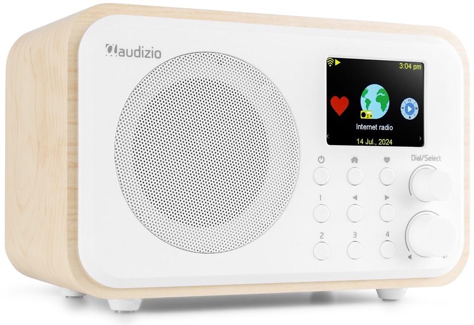 Rádio Vicenza Wi - Fi Internet Bluetooth 30W c/ Bateria (Branco) - AUDIZIO
