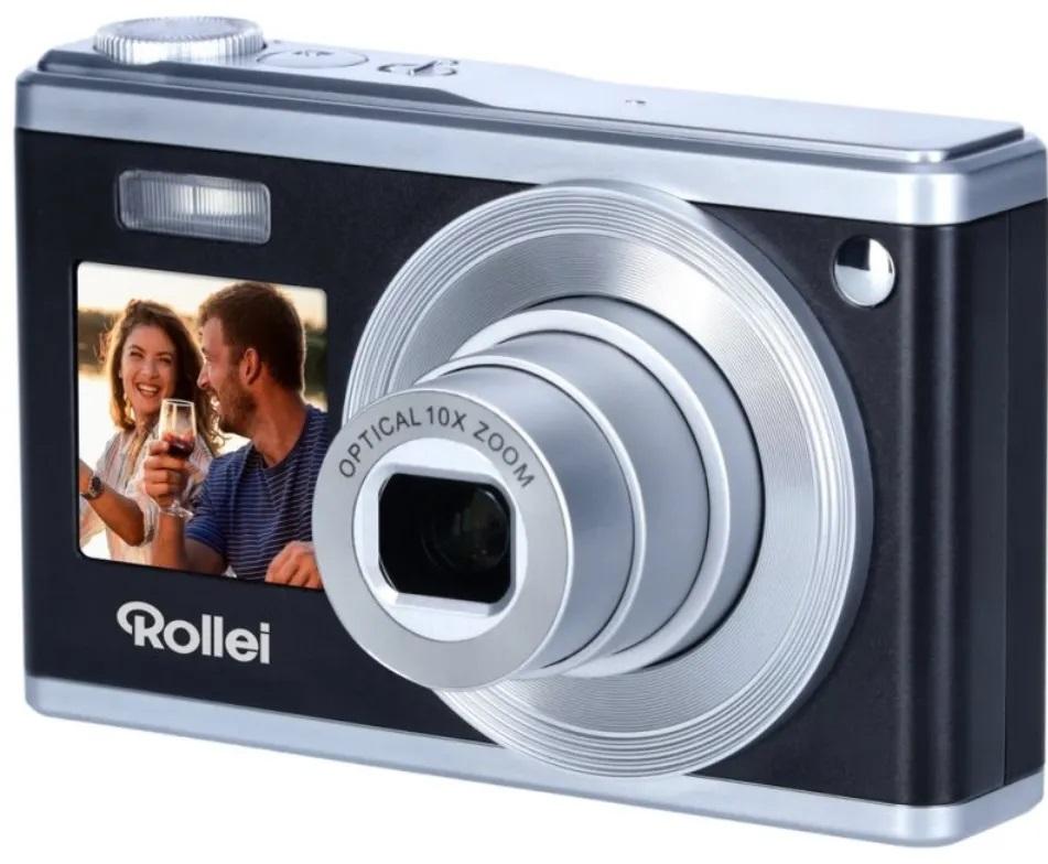 Máquina Fotográfica Digital Compactline 10x (Cinzento) - ROLLEI