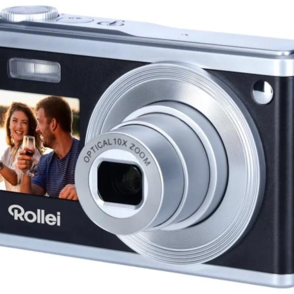 Máquina Fotográfica Digital Compactline 10x (Cinzento) - ROLLEI