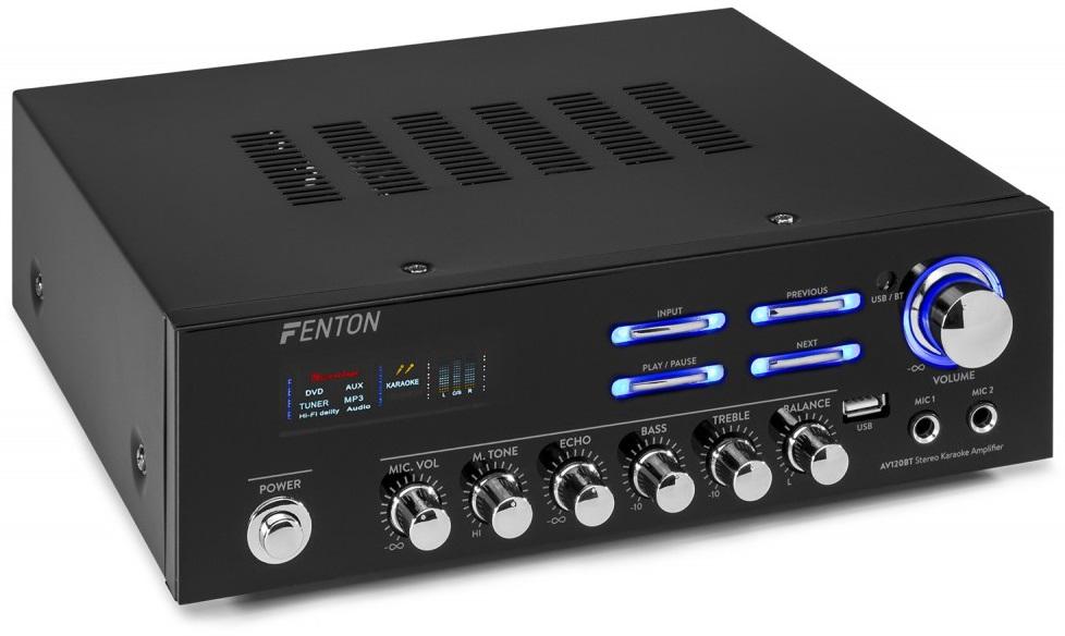 Amplificador de Karaoke (USB/MP3/BLUETOOTH) 2x 60W - FENTON