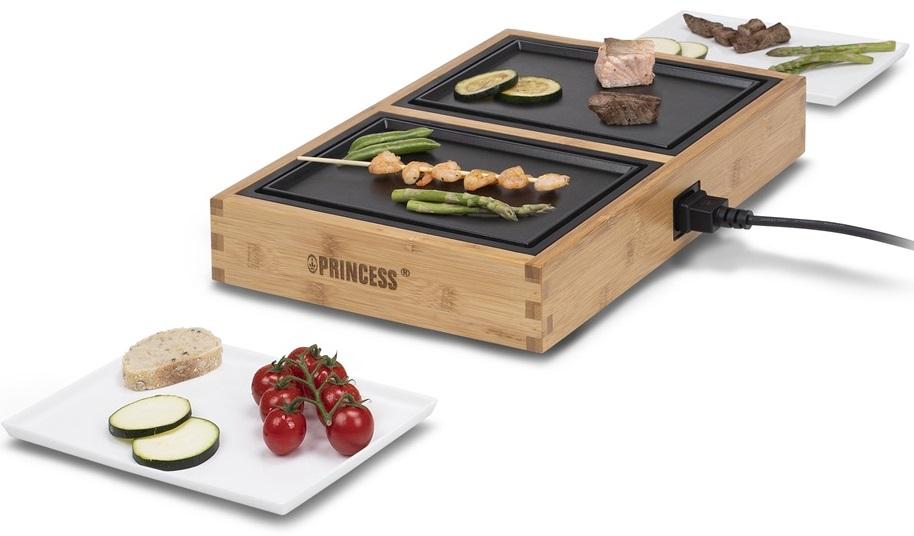 Grelhador Dinner4two Pure Móvel 2x 210W - PRINCESS