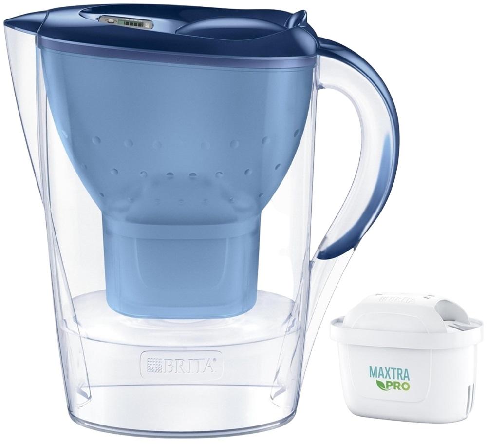 Jarro de Filtro Água Marella 2,4L c/ Filtro Maxtra Pro PP (Azul) - BRITA