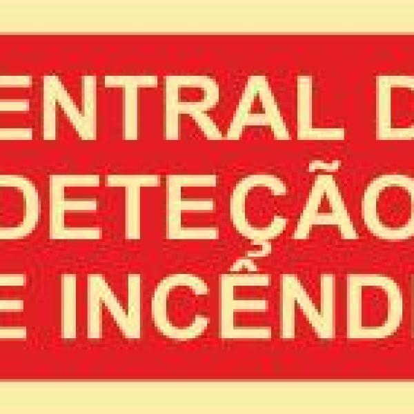 Sinal Segurança Contra Incêndio - Fotoluminescente (200mmx100mm)