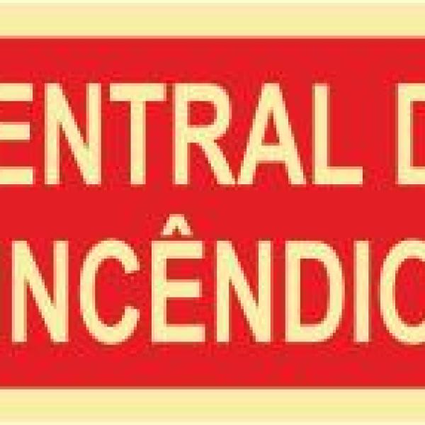 Sinal Segurança Contra Incêndio - Fotoluminescente (200x100mm)