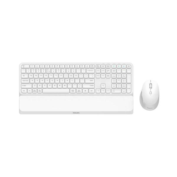 Rato e Teclado Philips SPT6607W/16 Branco QWERTY