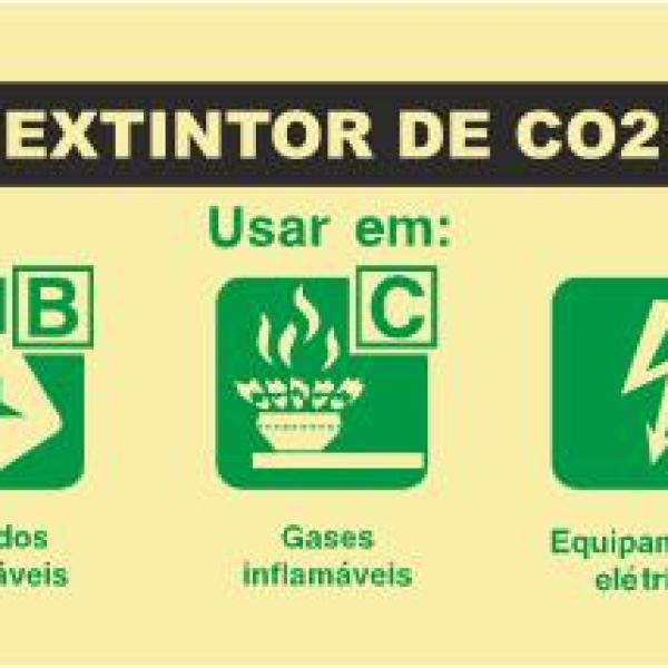 Sinal Segurança Contra Incêndio - Fotoluminescente (240mmx85mm)