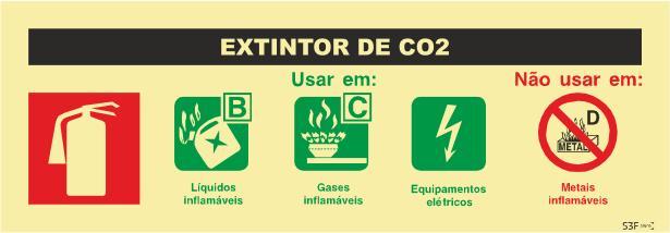 Sinal Segurança Contra Incêndio - Fotoluminescente (240mmx85mm)