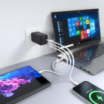 Carregador de Parede Aisens GAN Preto 100 W