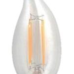 Lampada LED E14 Filamento 220V 4W Branco F. 6000K 470Lm