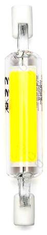 Lampada LED R7S 78mm 4,5W Branco Frio 6000K 450Lm - Vidro
