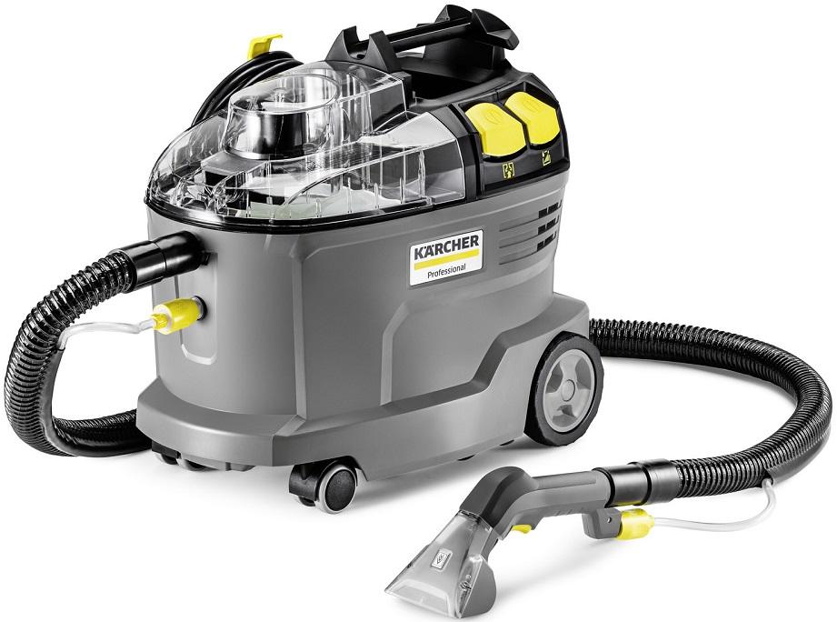 Aspirador de Estofos Puzzi 8/1 s/ Saco 1200W (Preto/Cinzento) - KARCHER