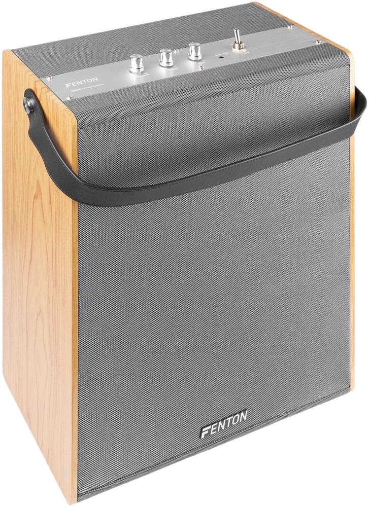 Coluna de Madeira Bluetooth Estilo Vintage 8 40W (VBS80) - FENTON