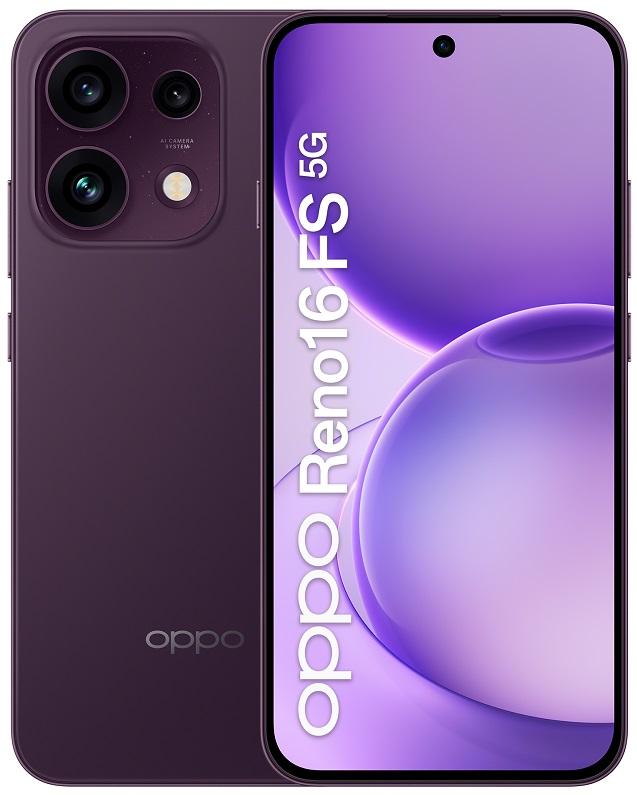 Smartphone Oppo Reno16 FS 5G 6.57 8GB/512GB Dual SIM (Preto Crepúsculo)