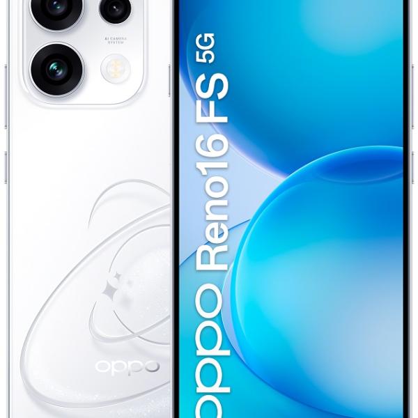 Smartphone Oppo Reno16 FS 5G 6.57 8GB/512GB Dual SIM (Branco Pop)