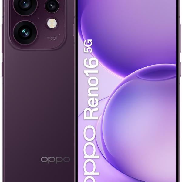 Smartphone Oppo Reno16 5G 6.32 8GB/512GB Dual SIM (Preto Crepúsculo)