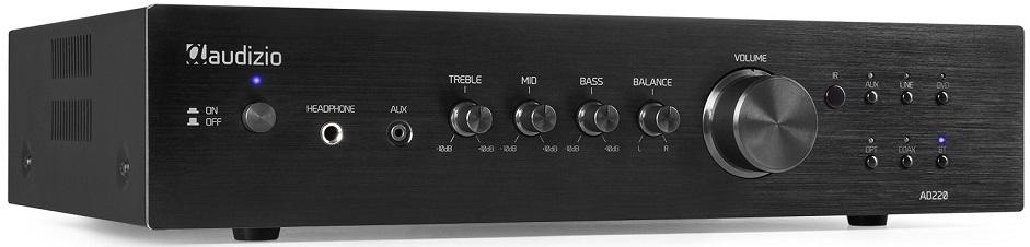 Amplificador Hi - Fi 400W c/ Leitor MP3 e CD Players AD220B (Preto) - AUDIZIO