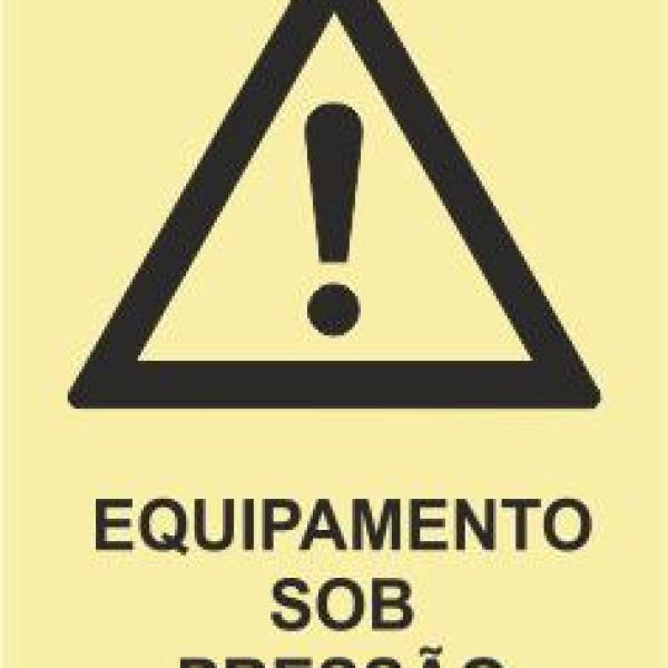 Sinais de Perigo - Fotoluminescente 2F. (45º com a Parede) 150x200mm