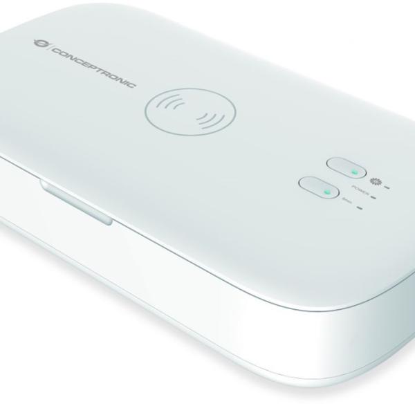 Esterilizador UV - C CIRO01WC c/ Carregamento Wireless (Branco) - CONCEPTRONIC