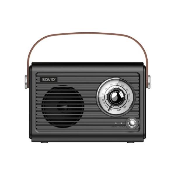 RADIO PORTATIL SAVIO RS - 01 BLACK - BROWN