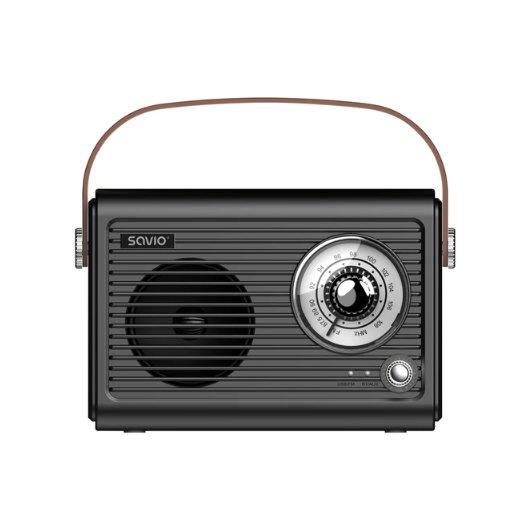 RADIO PORTATIL SAVIO RS - 01 BLACK - BROWN