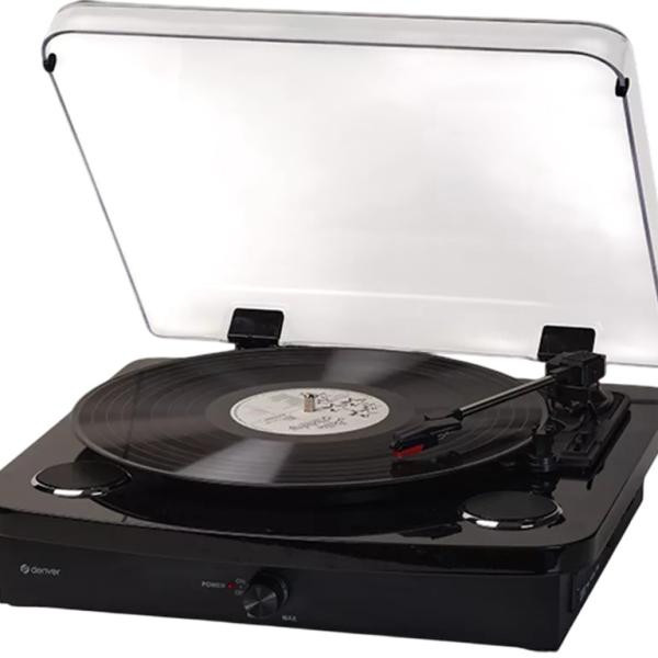 Gira Discos VPL - 230B 33/45/78 RPM (Preto) - DENVER