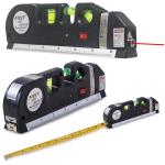 Fita Métrica Multifunções c/ Nível + Laser (2,50 mts)