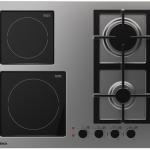 Placa Mista 4 Zonas EFX 60.1 2G 2H AI AL 3000W (Inox) - TEKA
