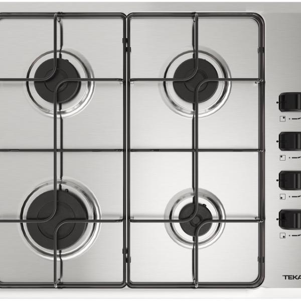Placa a Gás Natural HLX 640 KL 4 Zonas 7500W (Inox) - TEKA
