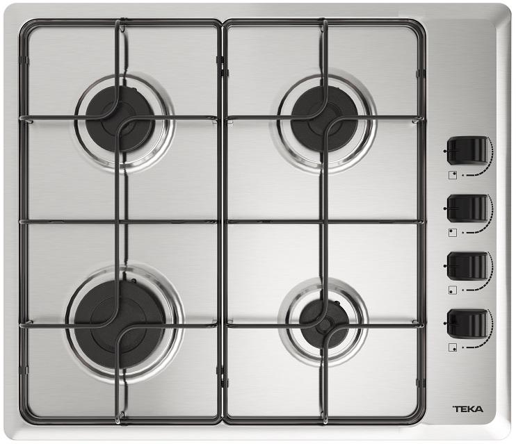 Placa a Gás Natural HLX 640 KL 4 Zonas 7500W (Inox) - TEKA