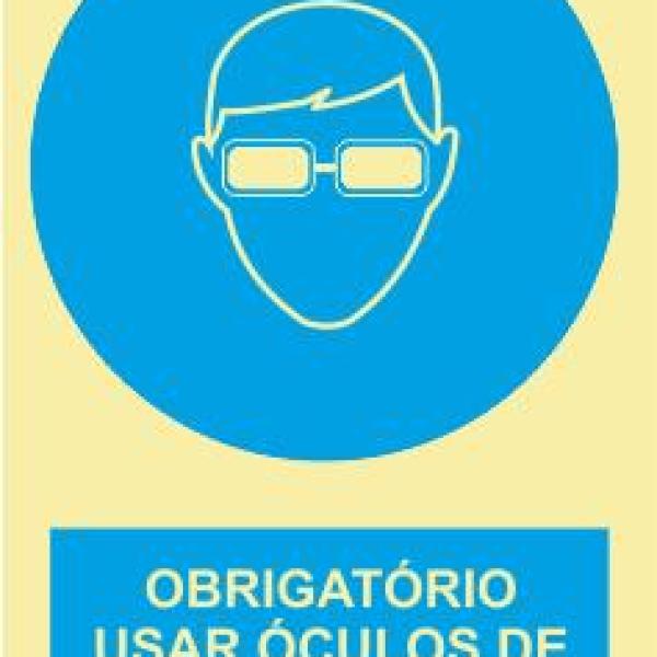 Sinais de Obrigação - Fotoluminescente 1F. 200x300mm