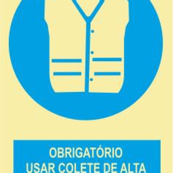 Sinais de Obrigação - Fotoluminescente 1F. 200x300mm