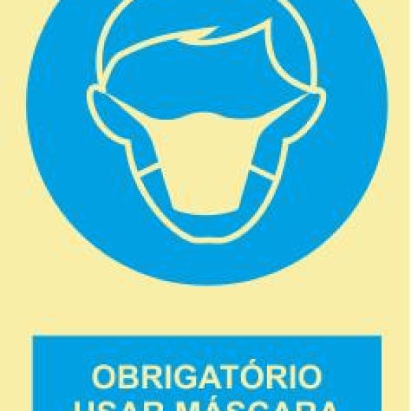 Sinais de Obrigação - Fotoluminescente 1F. 200x300mm
