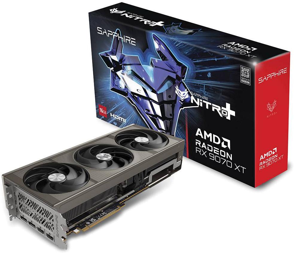 Placa Gráfica AMD Radeon RX 9070 XT RDNA 4 Nitro+ OC 16GB GDDR6 - SAPPHIRE