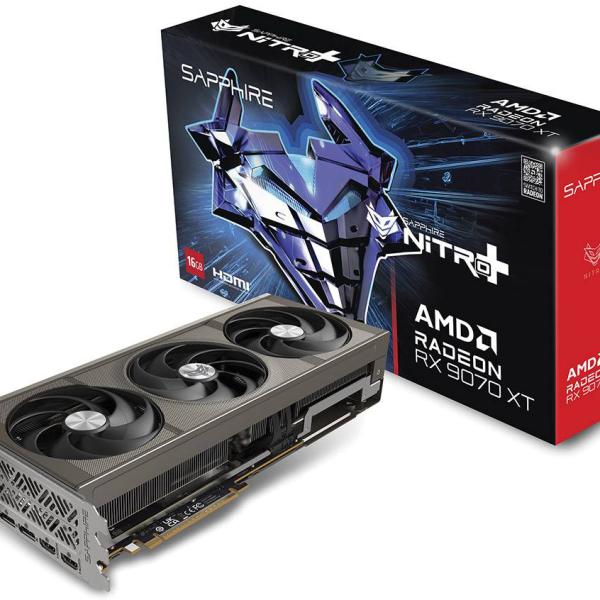 Placa Gráfica AMD Radeon RX 9070 XT RDNA 4 Nitro+ OC 16GB GDDR6 - SAPPHIRE