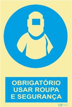 Sinais de Obrigação - Vinil 150x200mm